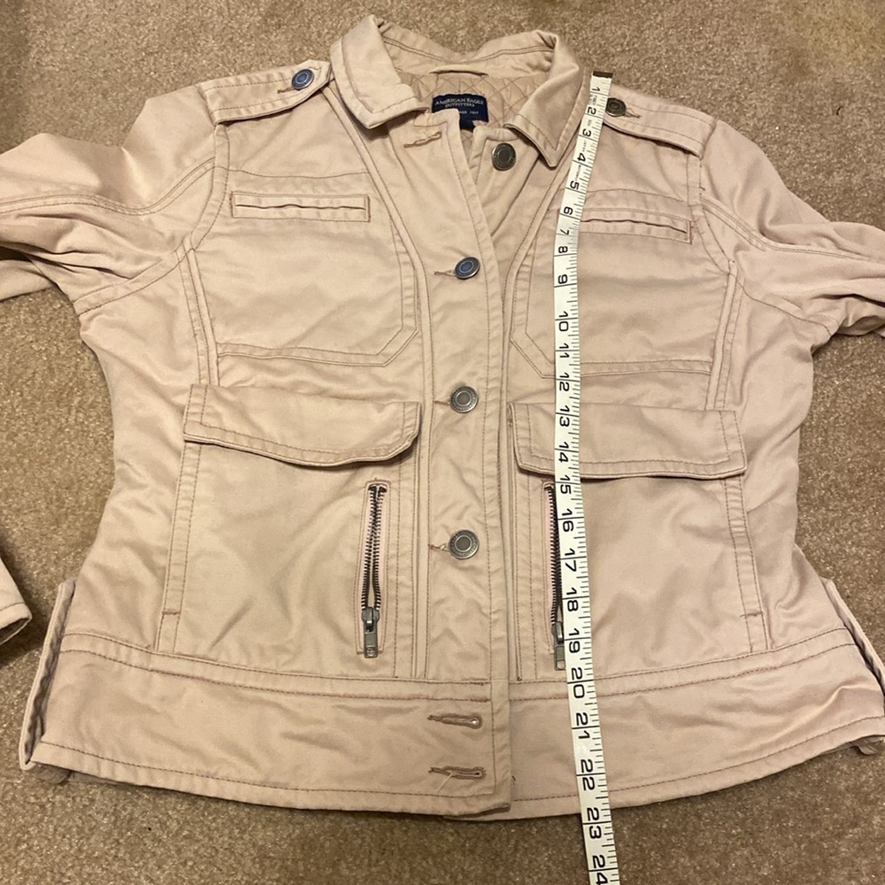 American Eagle Pale Pink Jacket - Picture 7 of 9